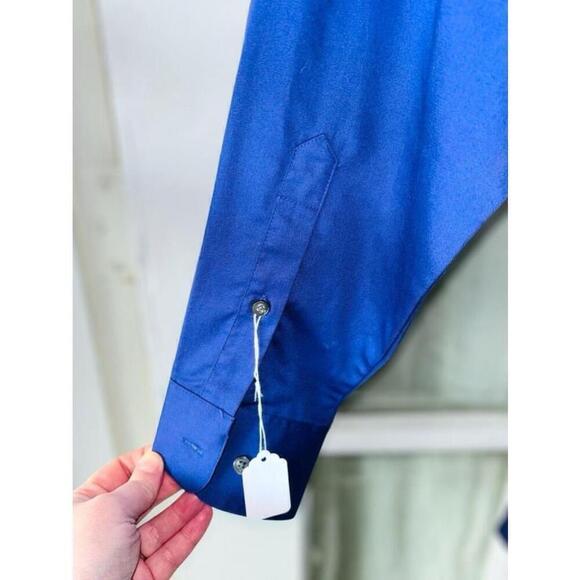 Van Heusen Men’s Medium 15 32/33 Regular Fit Button Down Business Casual Shirt - Picture 2 of 8